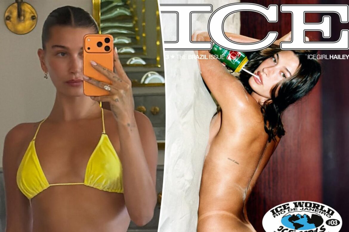 Η Hailey Bieber ποζάρει χωρίς ρούχα για να γιορτάσει την καταγωγή της από τη Βραζιλία